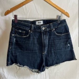 Paige Margot short denim shorts size 30